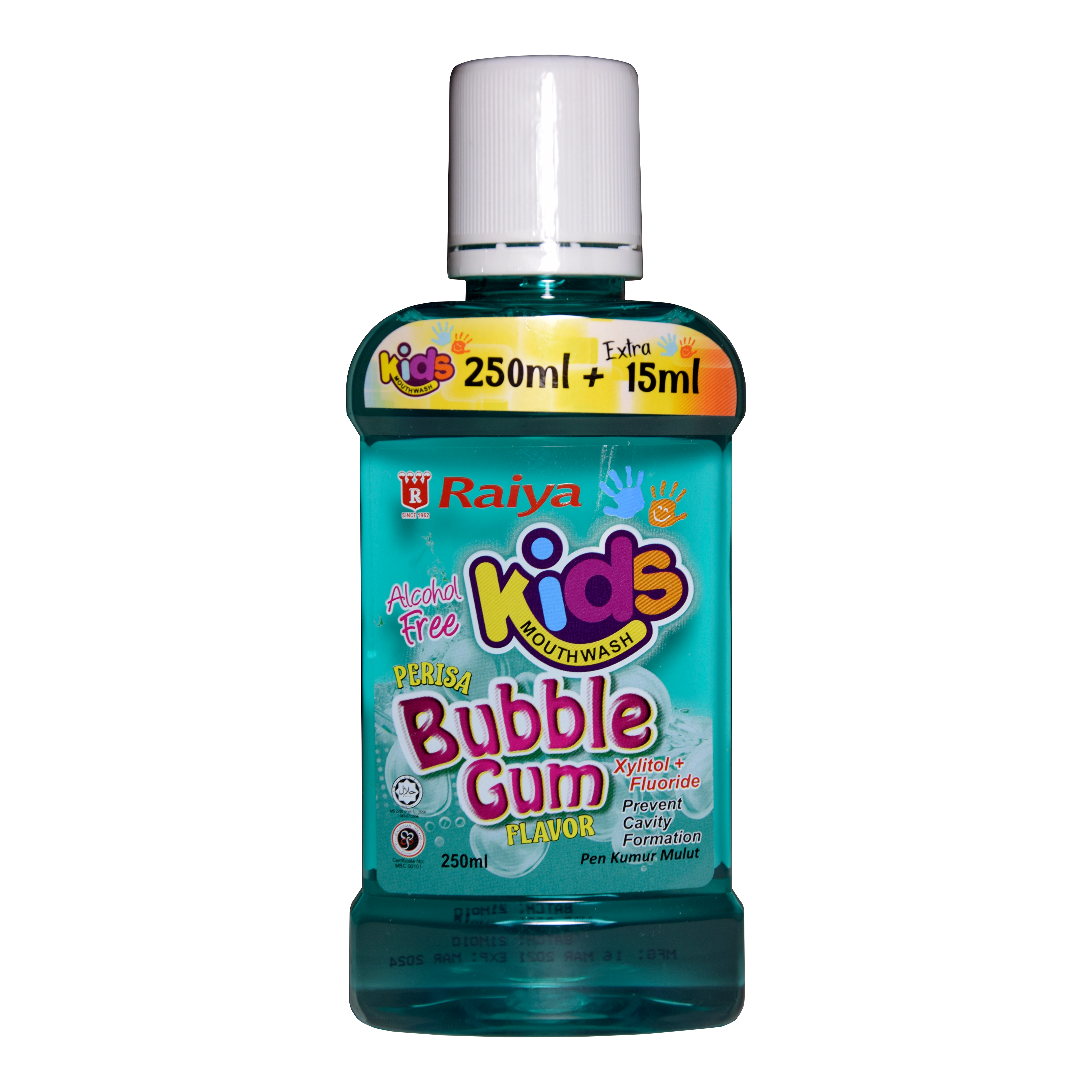 RAIYA JUNIOR Kids Mouthwash -  Bubble Gum Flavor